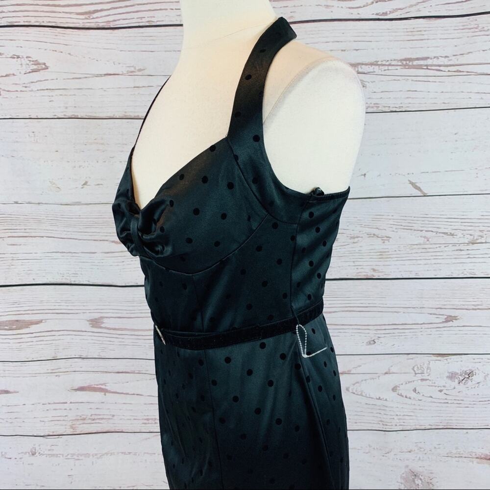 My Michelle little black dress polka dots halter - Picture 4 of 8